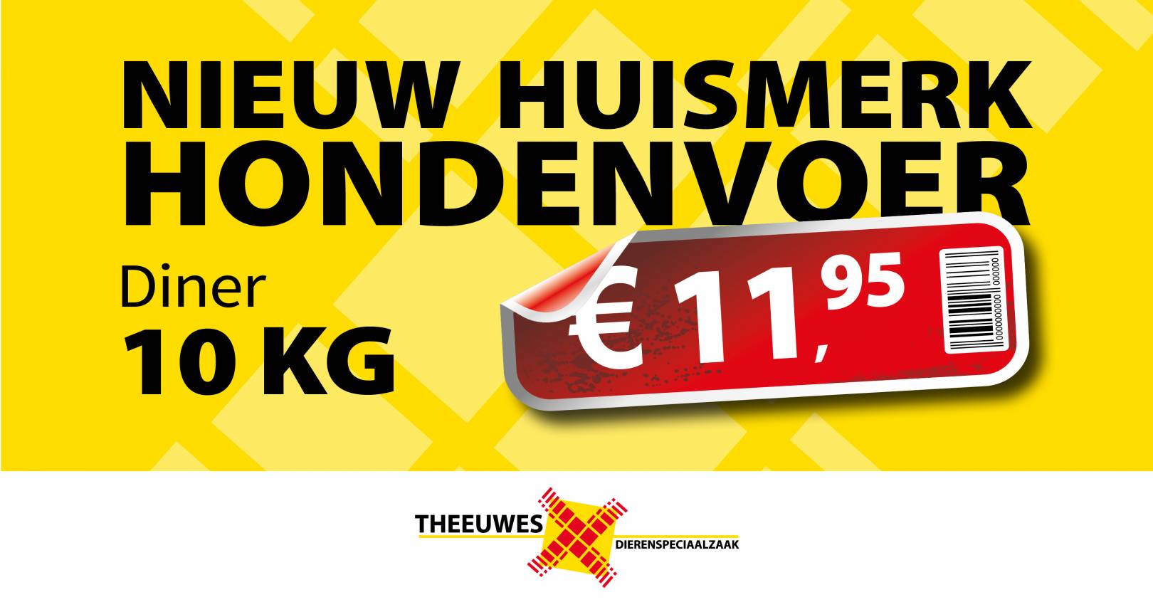 Huismerk brok 15 kg